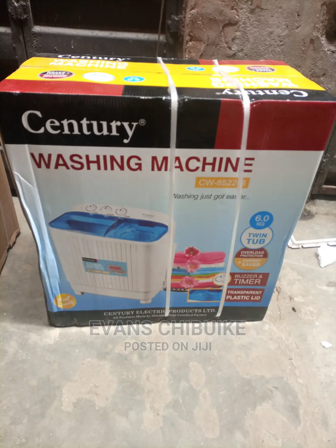Brand New Century 6kg Washing Machine