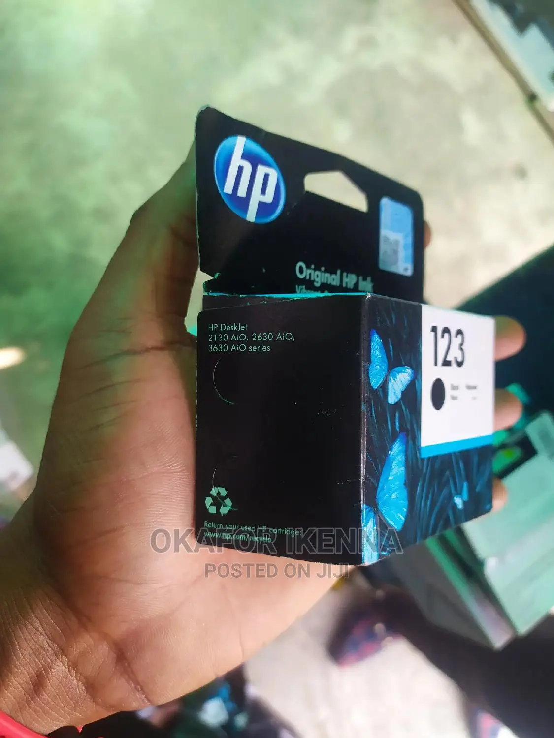 HP Black 123 Ink Cartridge