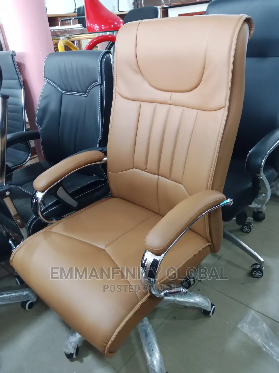 Executive Office Leather Swivel Chair