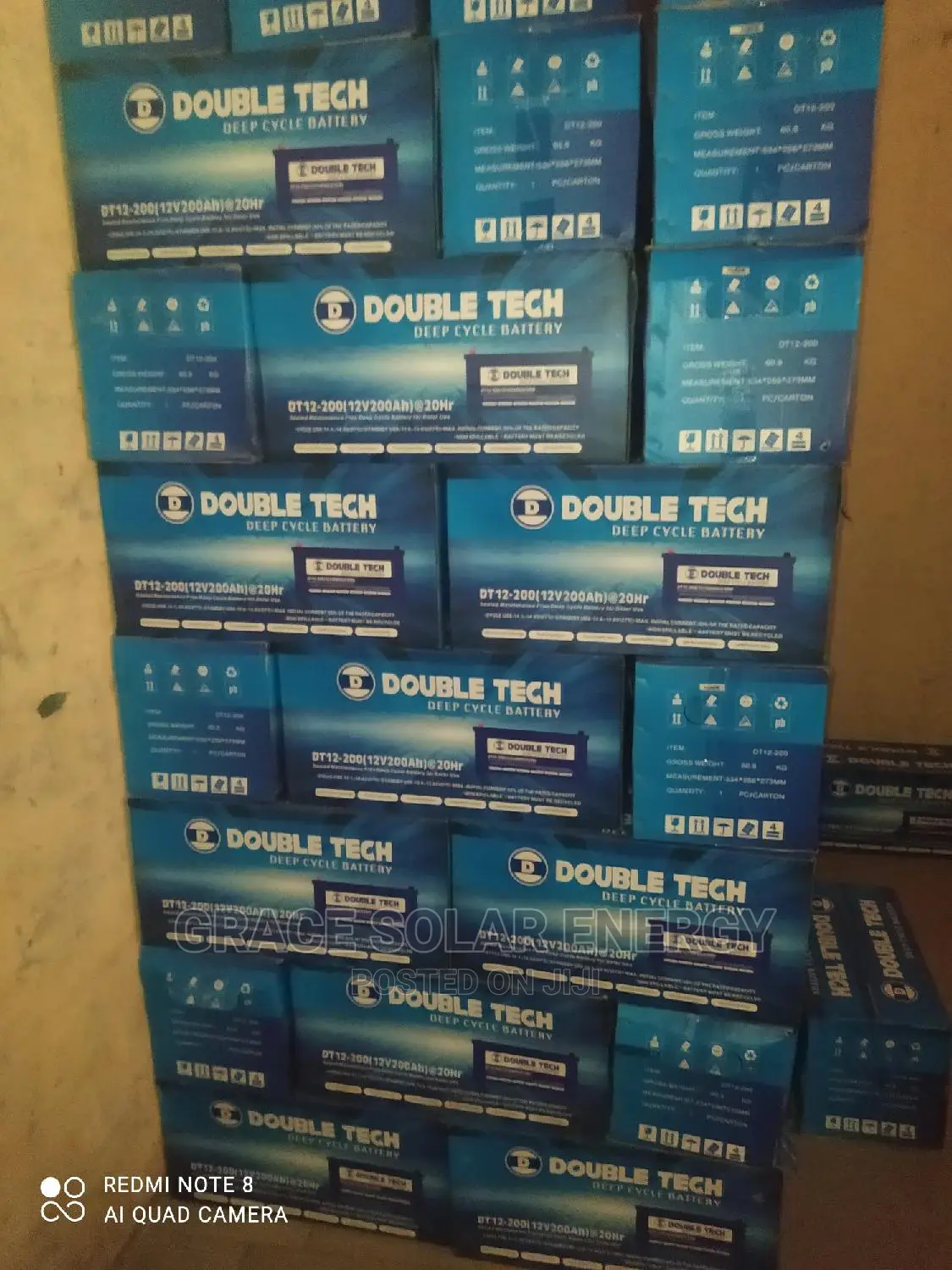 Double Teck 200A 12V Battery
