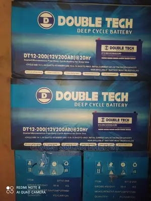 Double Teck 200A 12V Battery