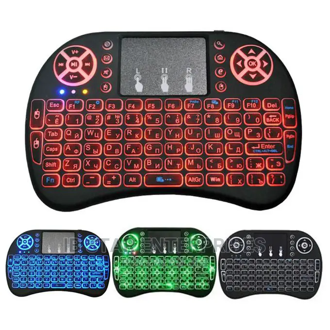 New Backlit Keyboard 2.4G Wireless Air Mouse Touchpad