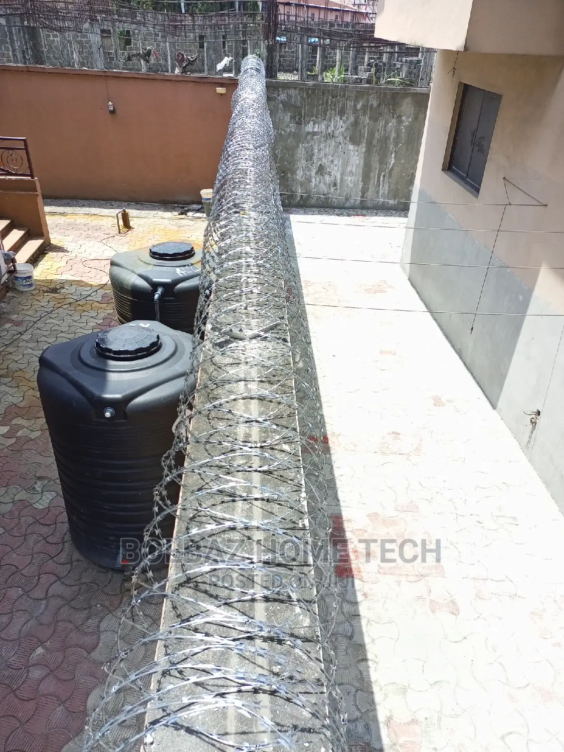 Razor Barb-Wire; Security Fence