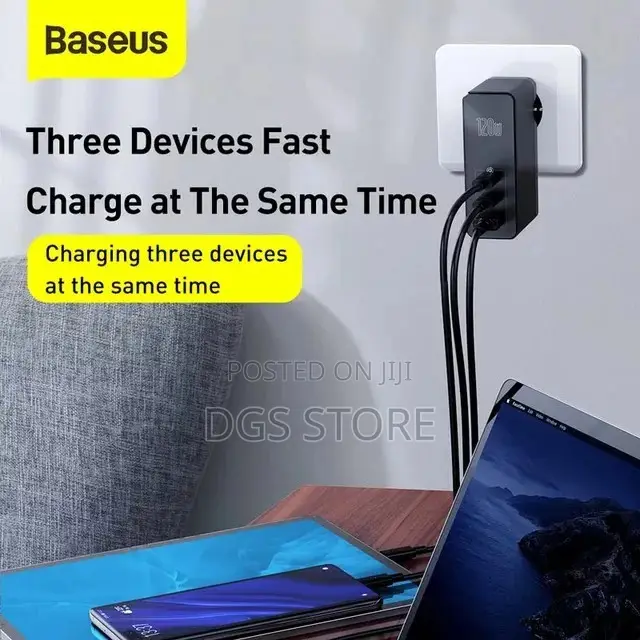 Baseus Gan2 Pro Quick Charger 2c+U+120W