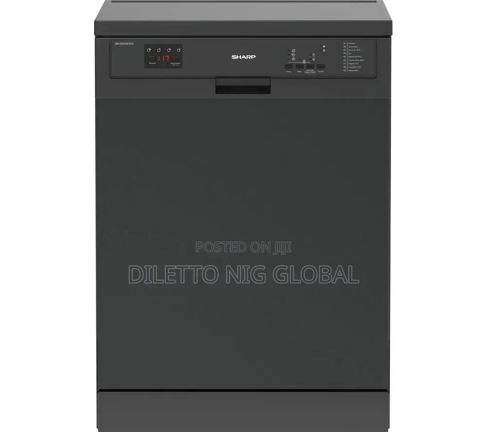 Sharp Qw-Dx13f47s Full-Size Dishwasher