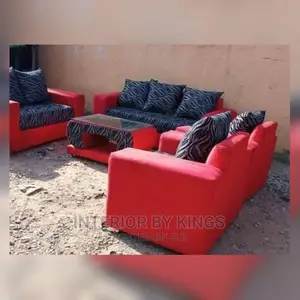Seater Fabric Sofa With a Center Table Can Come in Colors