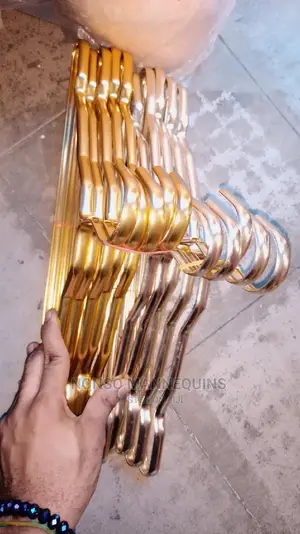 Gold Colour Clothes Hangerss