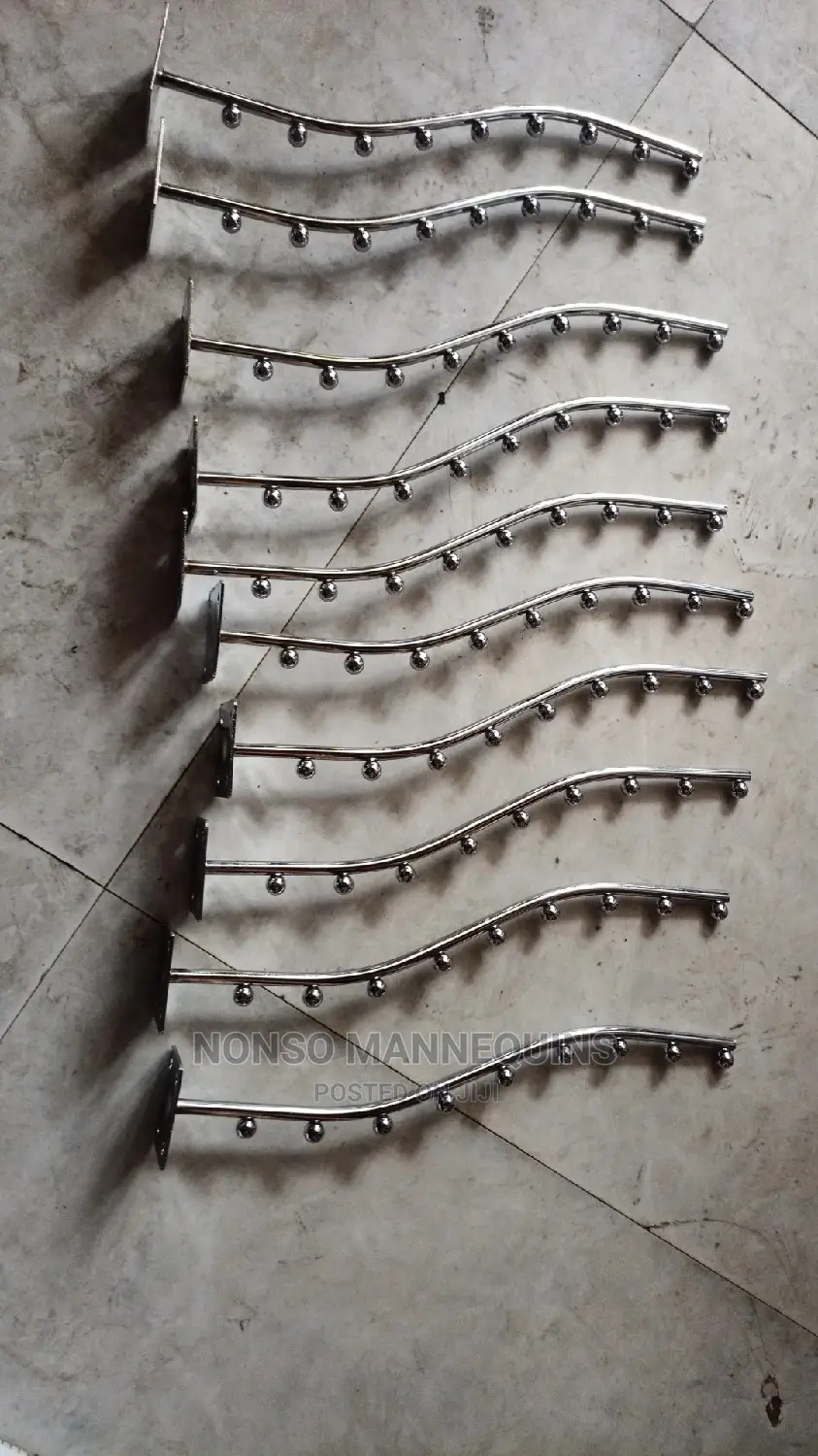 9 Pin Wall Studed Hangers