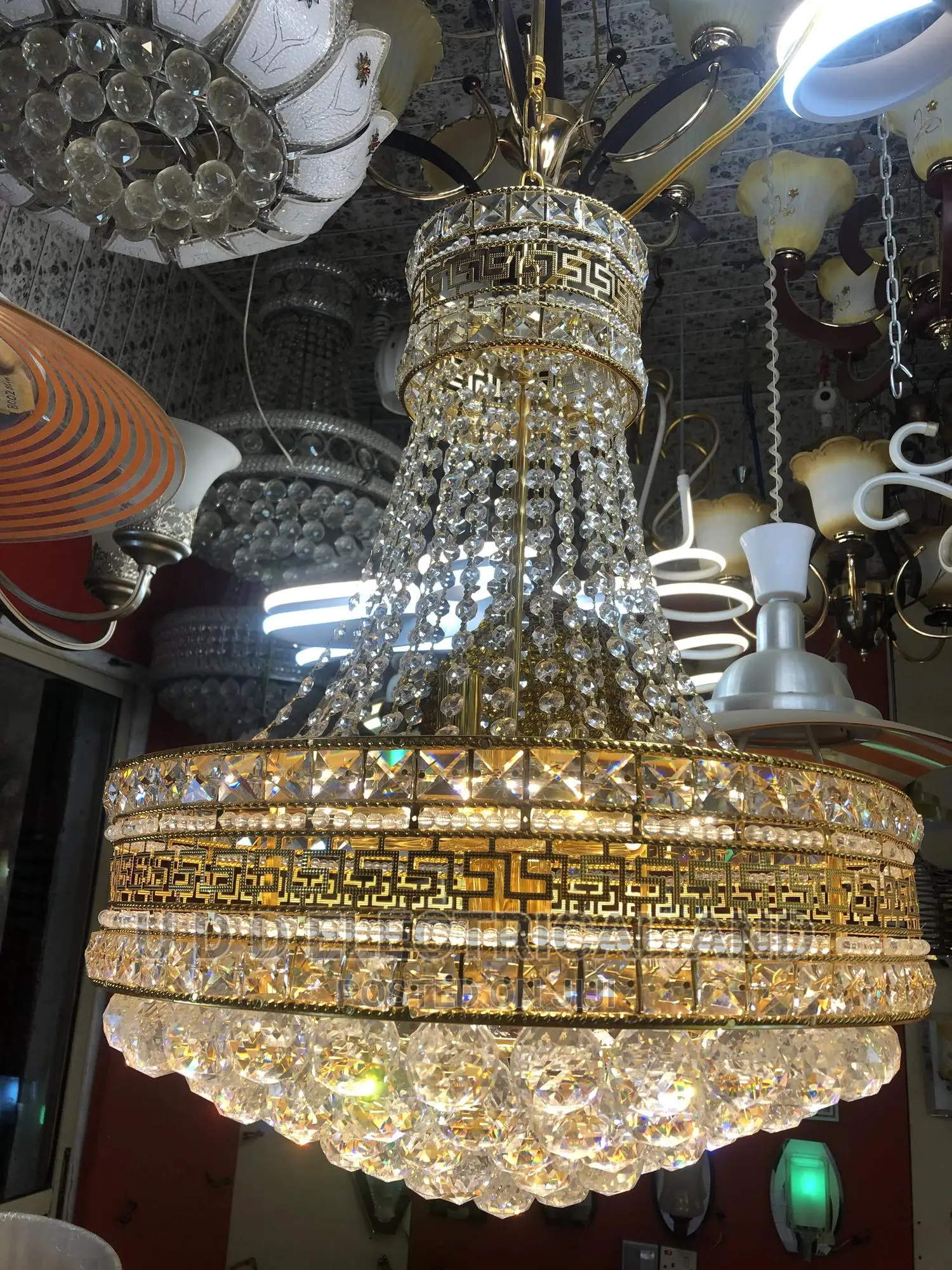Crystal Chandelier Lights By500