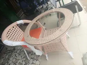 Italian Unique Outdoor Basket Tables With 4 Chairs