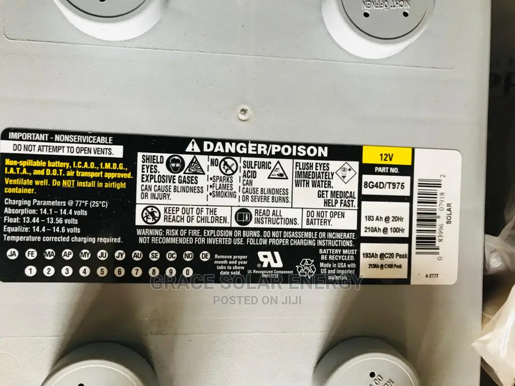 Deka Solar 200ah 12V Battery