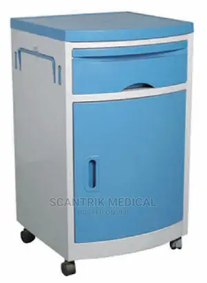 Scantrik Medical Supplies Plastic Bedside Cabinet Locker.