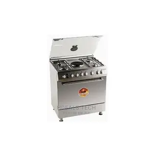 Polystar 80x60 4+1 Gas Burner Stainless Cooker -PVFS-80eg1
