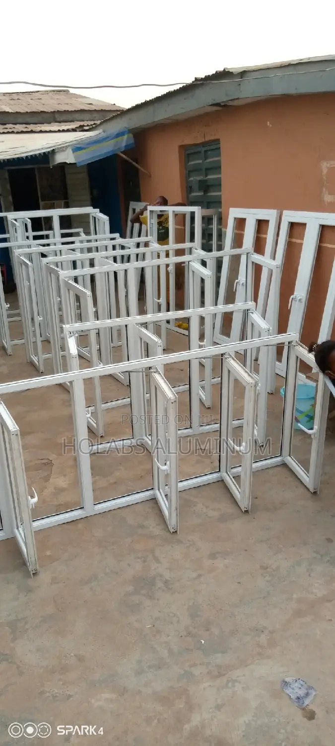 Cassement Windows With Cream Color if Glass