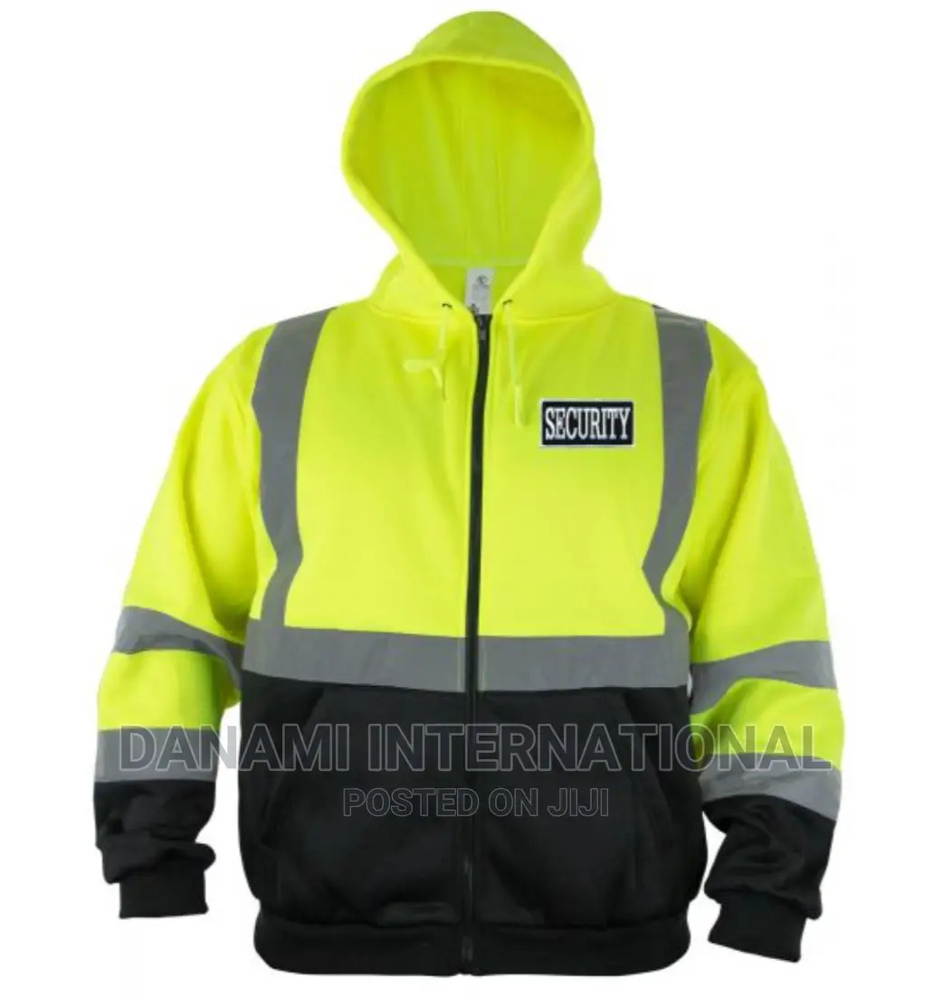 Reflective Hoodie With Zip