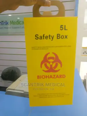 Original 5L Biohazard Safety Yellow Box