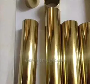 Gold Stainless Steel Pipe
