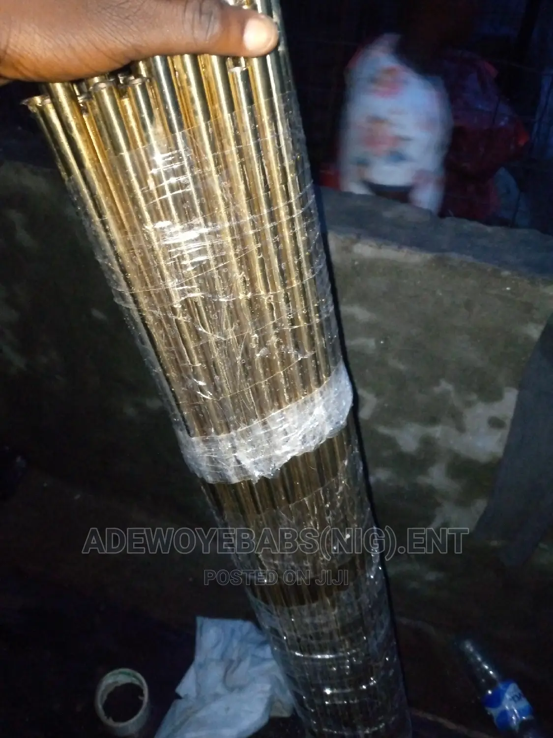 Gold Stainless Steel Pipe