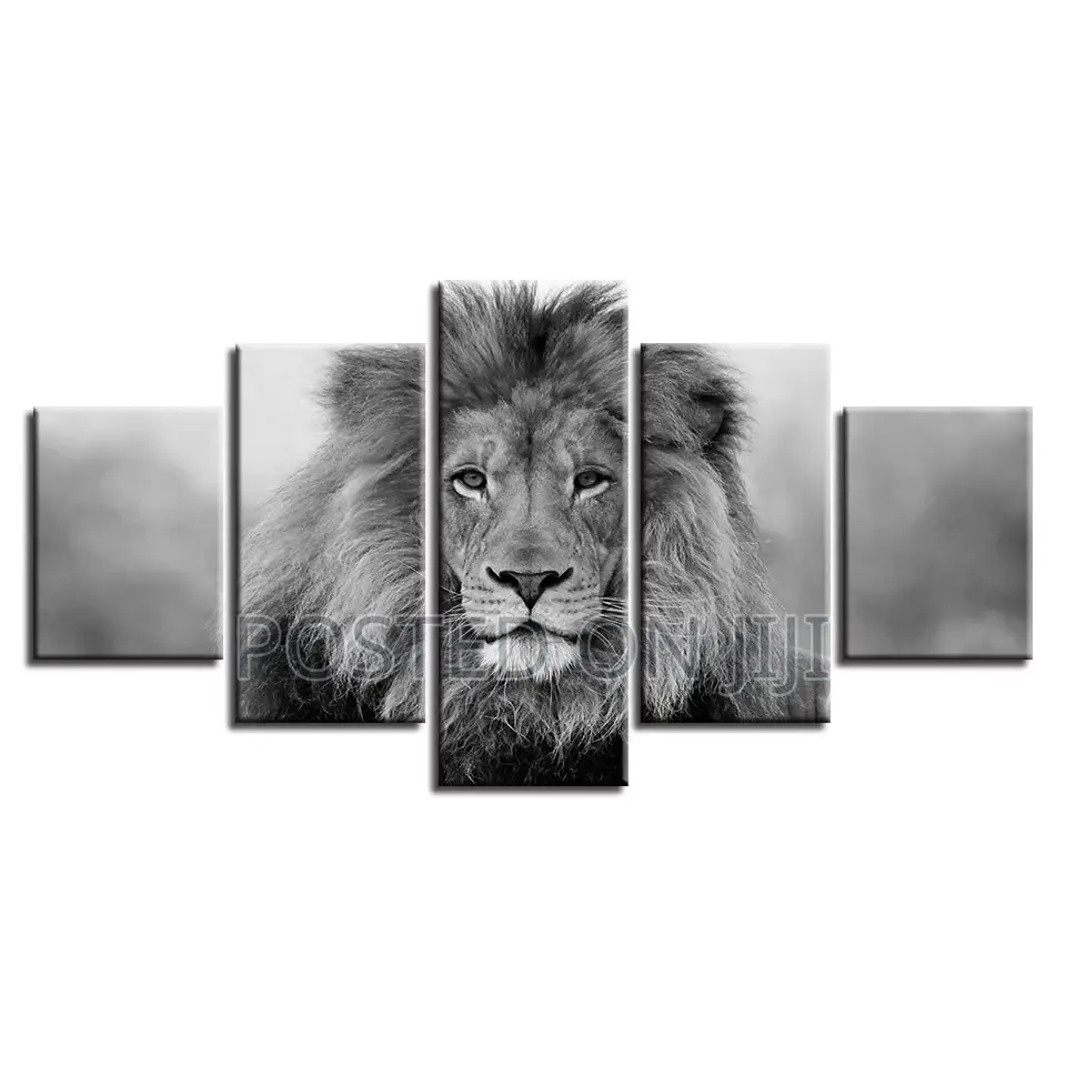 Amazing Animal 5panel Canvas