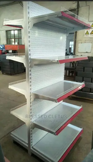 Double Sided Supermarket Shelves