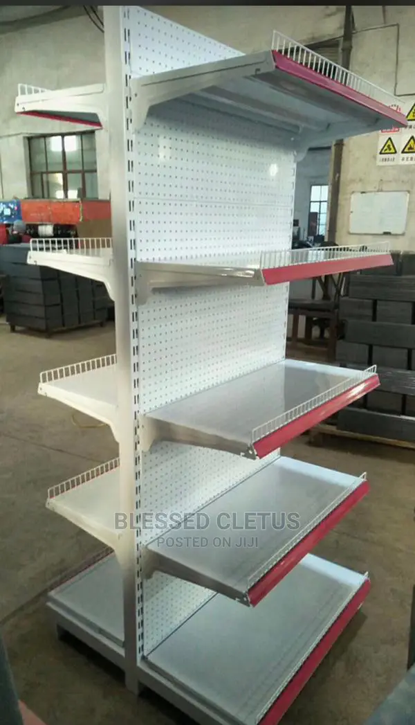 Double Sided Supermarket Shelves