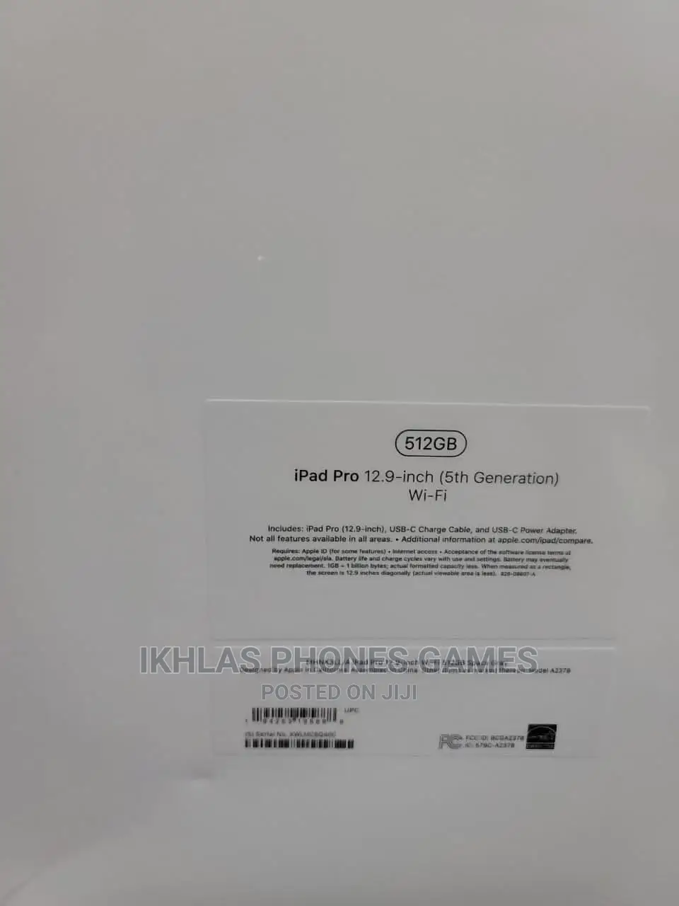 New Apple iPad Pro 12.9 (2021) 512 GB Gray