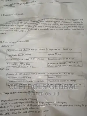 High Pressure Grease Pump
