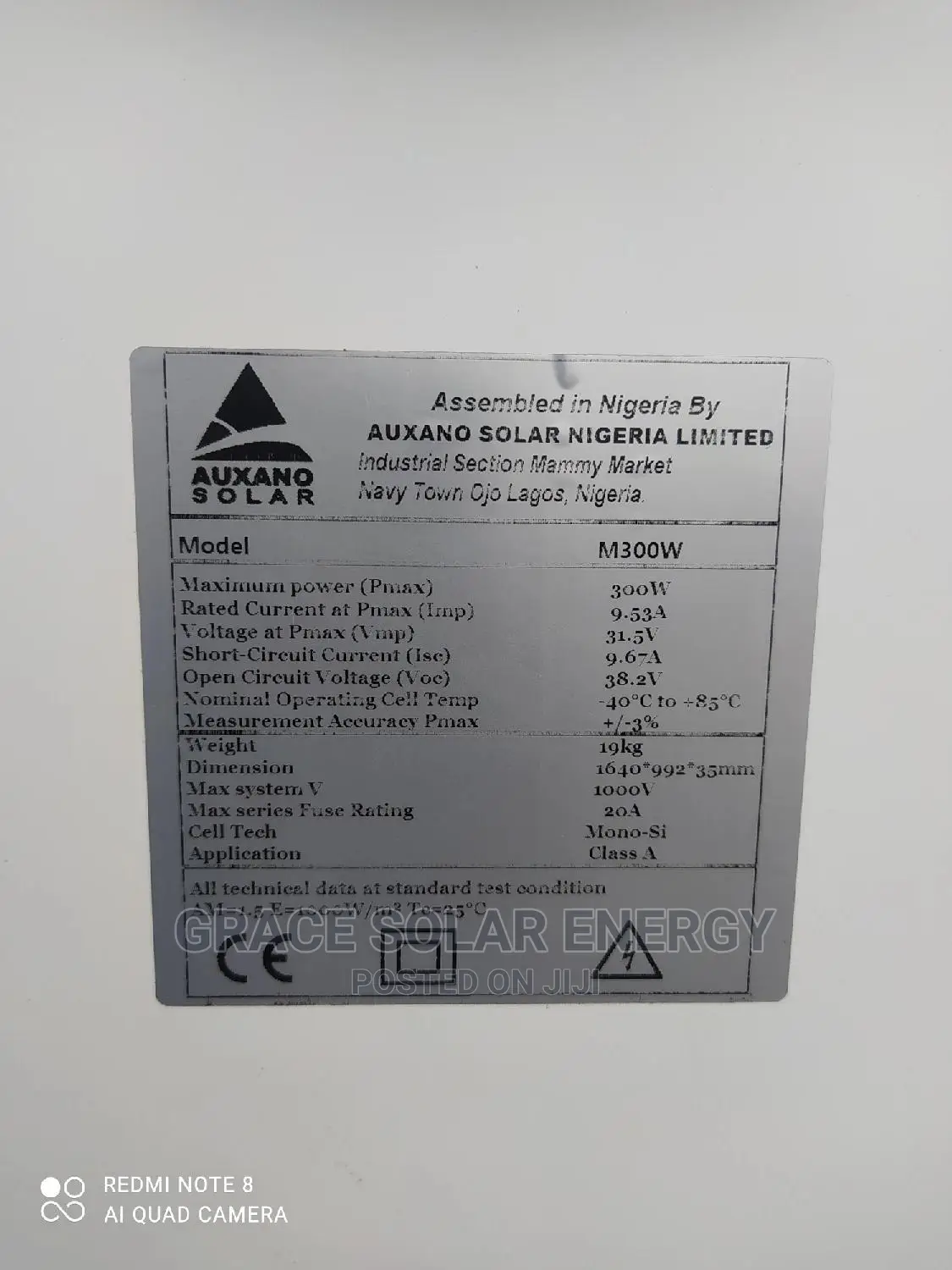 300 Watts AUXANO Panel