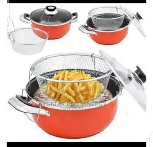 24cm Manual Deep Fryer (Non Stick Stir/Fry Pan)