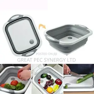 Foldable Multi Function Cutting Board/Drainer