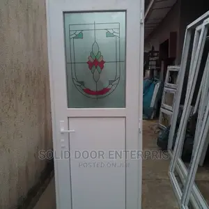 Solid HDF Doors With Glass