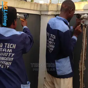 Outdoors CCTV Camera Installation by Teso Tech