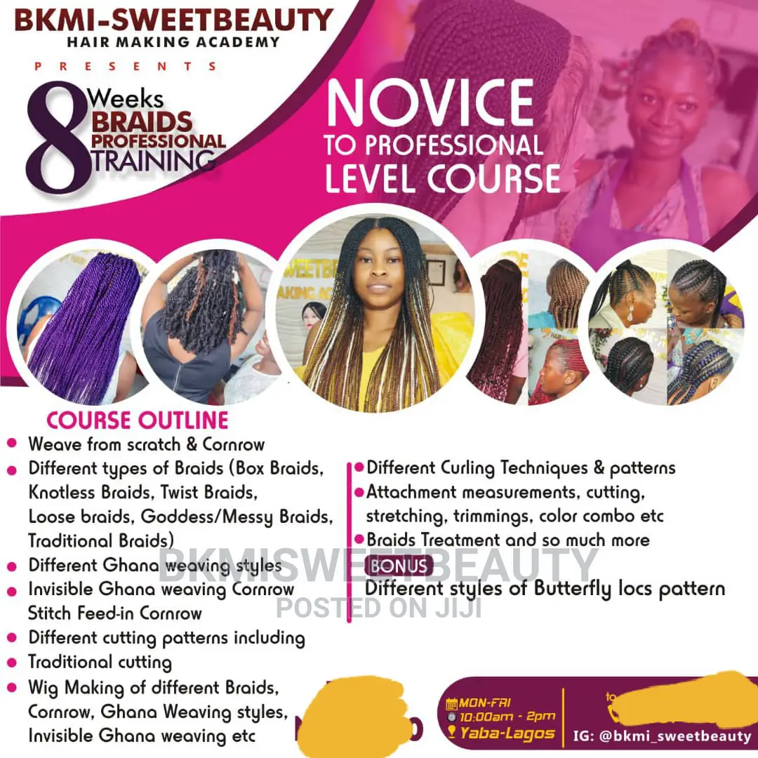Training On Braids And Ghana Weaving And Wigs