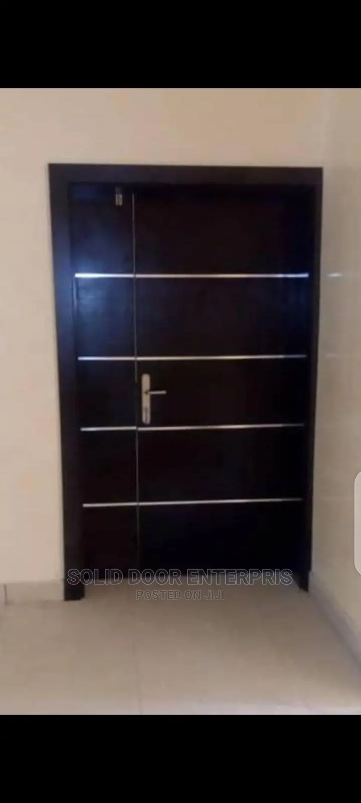 Solid HDF Doors With Chrome