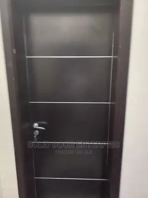 Solid HDF Doors With Chrome