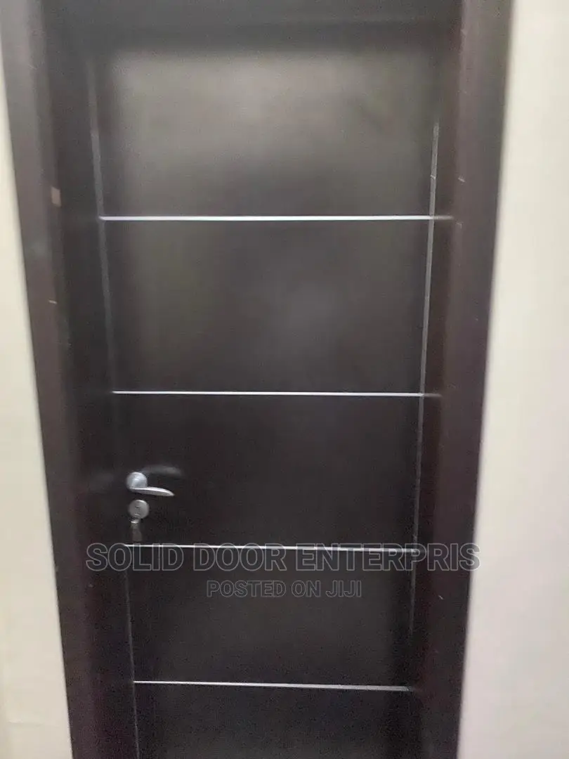 Solid HDF Doors With Chrome