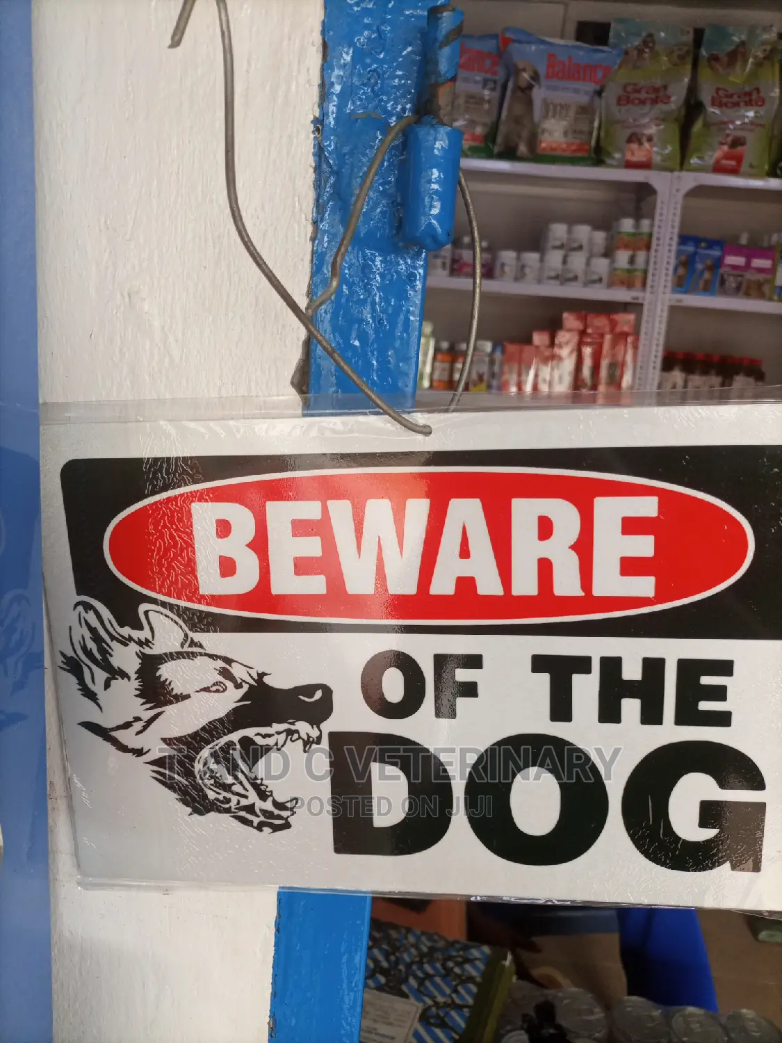 Beware Of Dog Caution