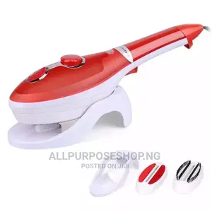 Red Steam Iron
