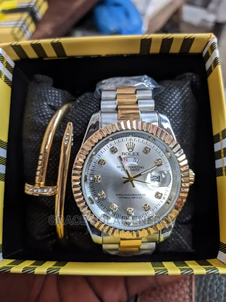 Rolex And Rolex Bangle
