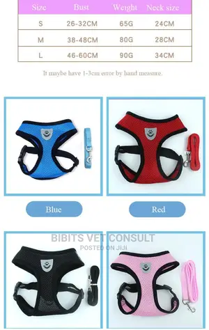 No Pull Comfort Padded Vest Harnesses for Small Pets