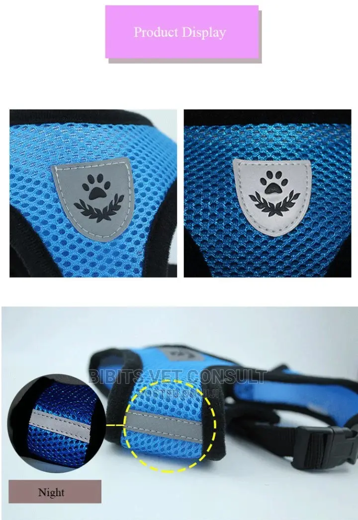 No Pull Comfort Padded Vest Harnesses for Small Pets