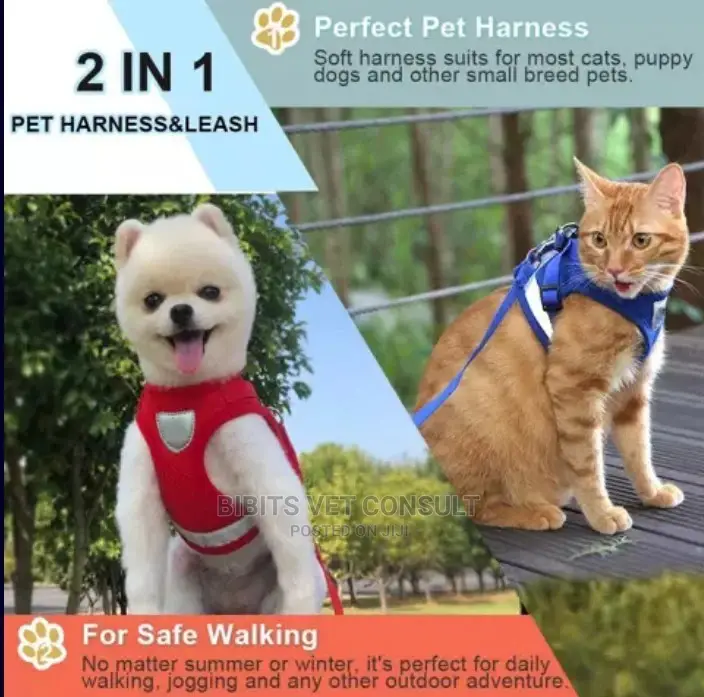 No Pull Comfort Padded Vest Harnesses for Small Pets