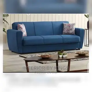 3seater Fabric Sofa.Made With Sleek Materials