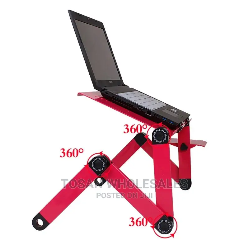 T9 Multi Functional Adjustable Laptop Table and Cooling Fan