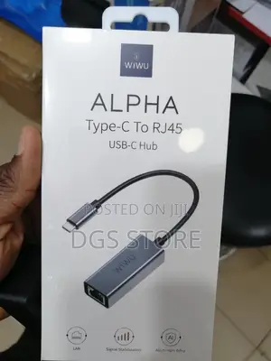 Wiwu Alpha Type C to RJ45 USB C Hub