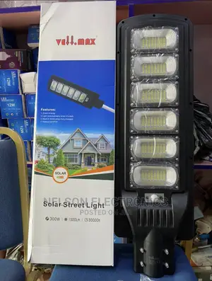 Vell Max Solar Street Light All in One 300watt