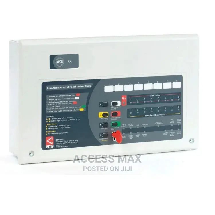 C Tec 4 Zone Fire Alarm Panel ( Plastic)