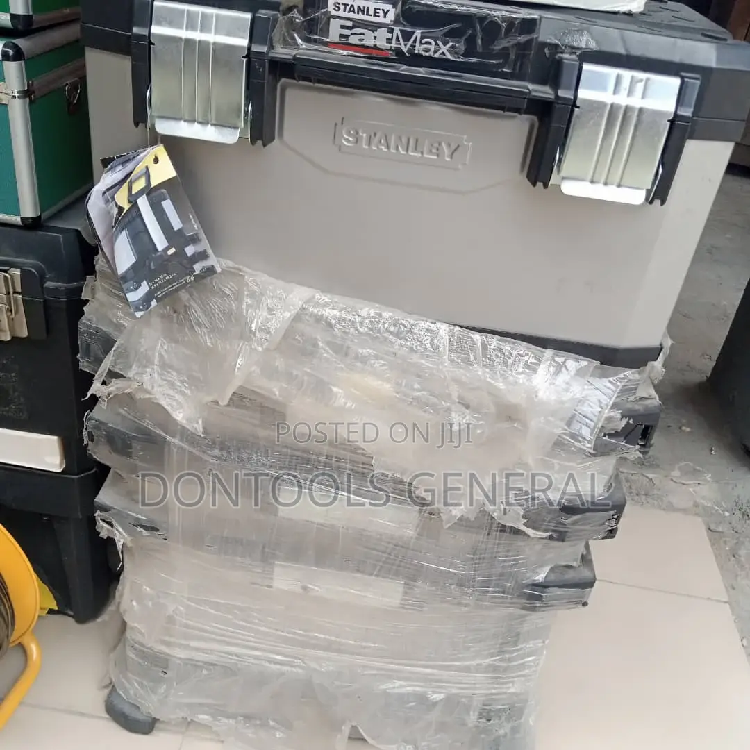 STANLEY Stackable Toolbox Rolling Mobile Chest Work Trolley