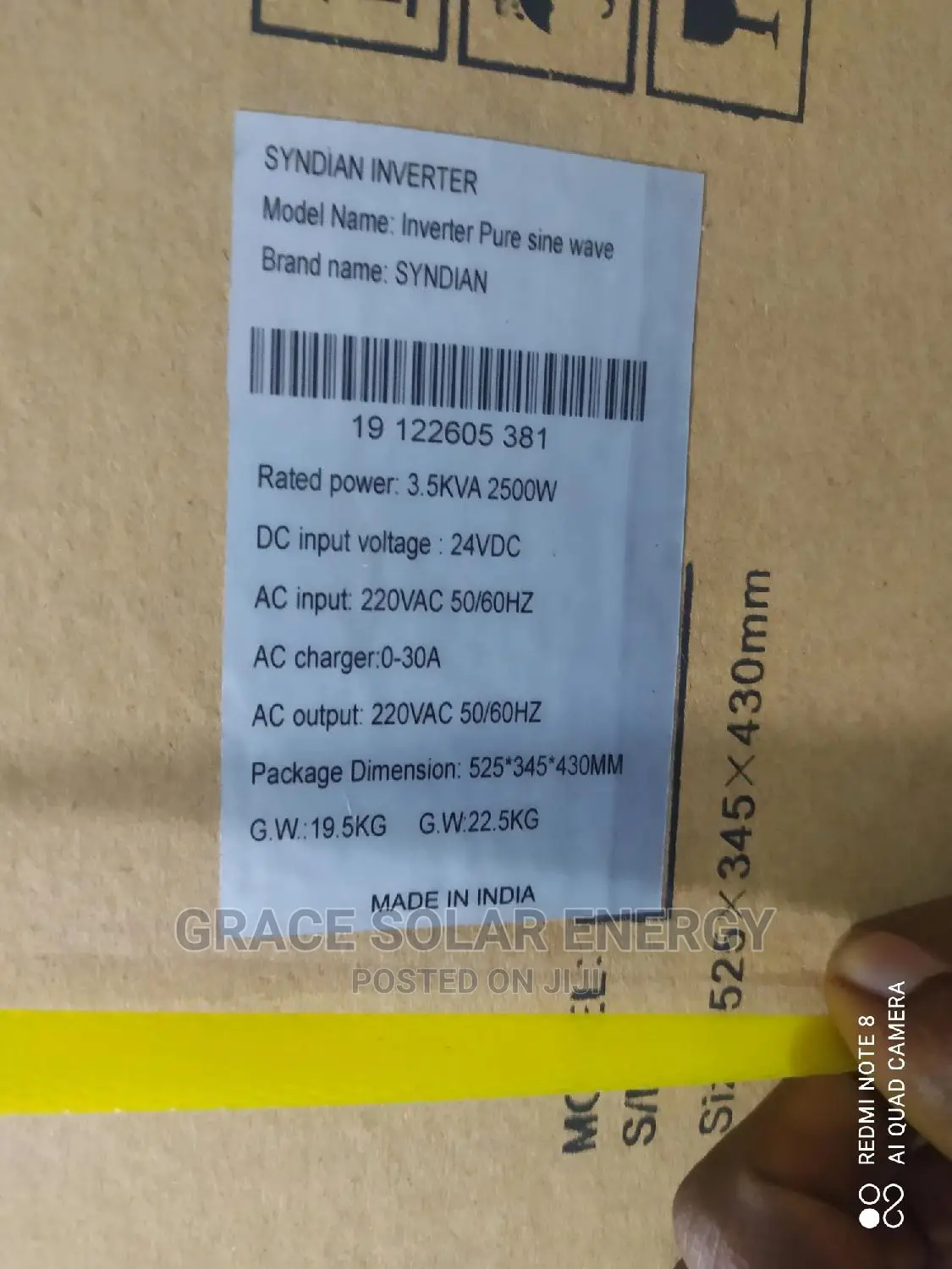 Syndian 3.5kva 24v
