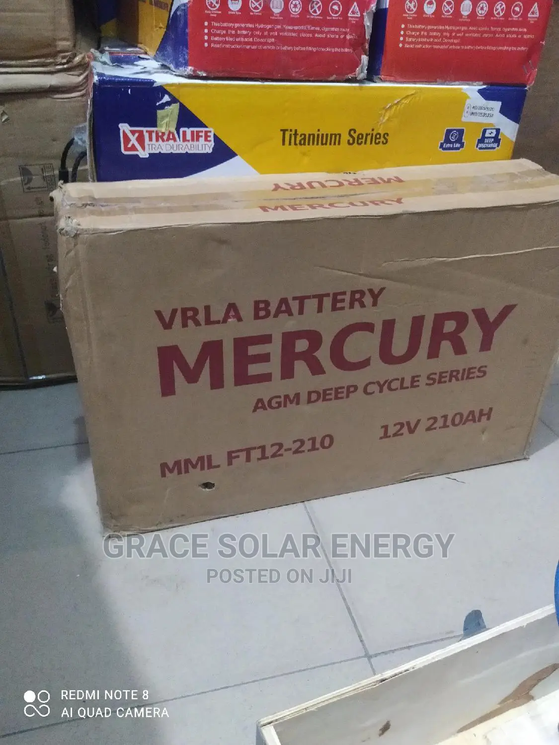 Mercury 12V 210ah Battery